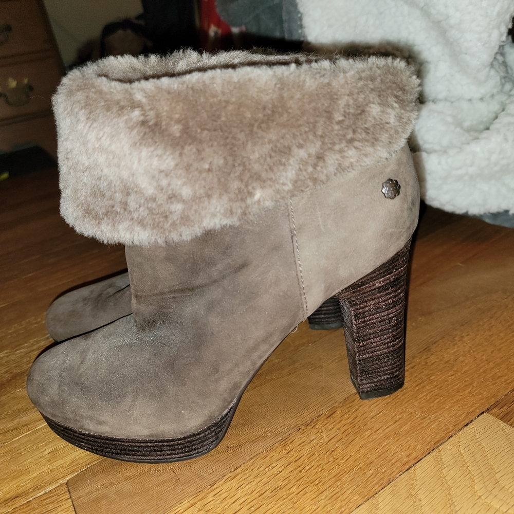 UGG Brown Dandylion Heels